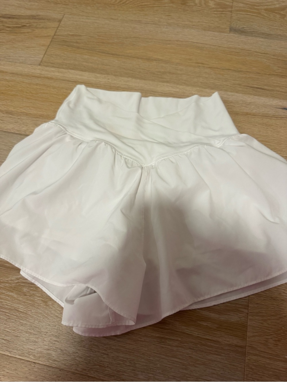 aerie White Athletic Skort Shorts